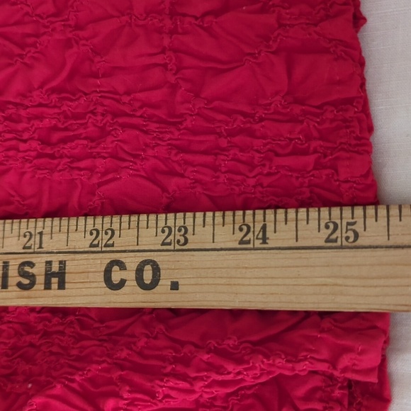 Go Silk Red 100 Percent Cotton Jacket Cardigan. - Picture 8 of 9